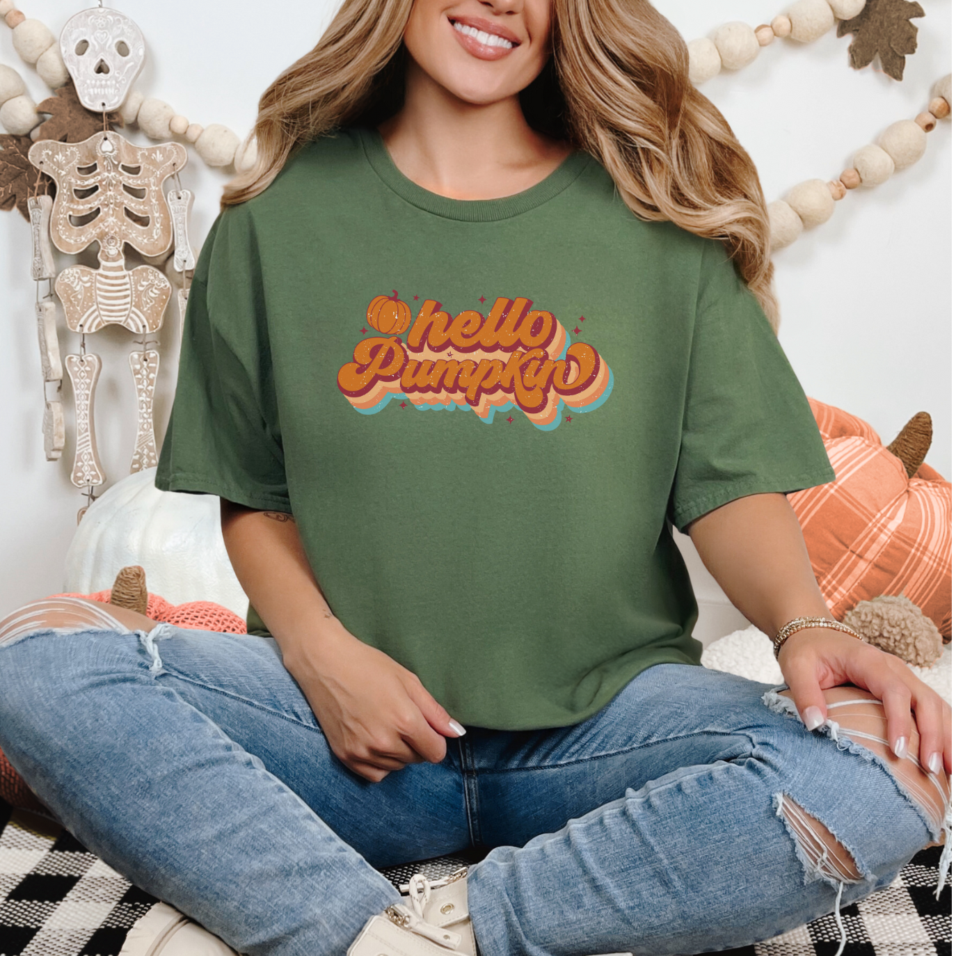 Hello Pumpkin Fall Tee