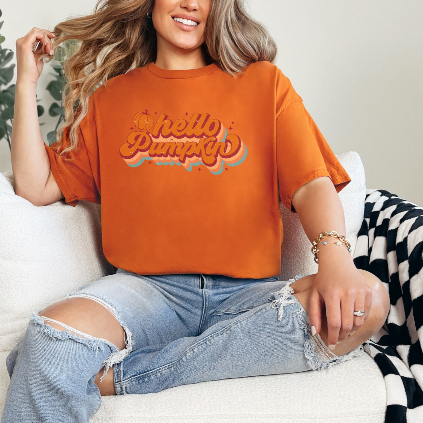 Hello Pumpkin Fall Tee